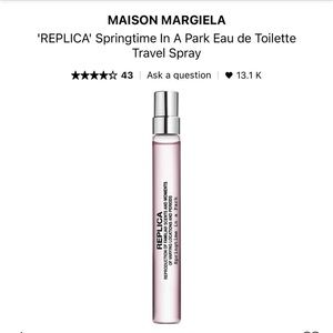🌸💐🛝 Springtime in a Park EDT by REPLICA Maison Margiela 🌸💐🛝